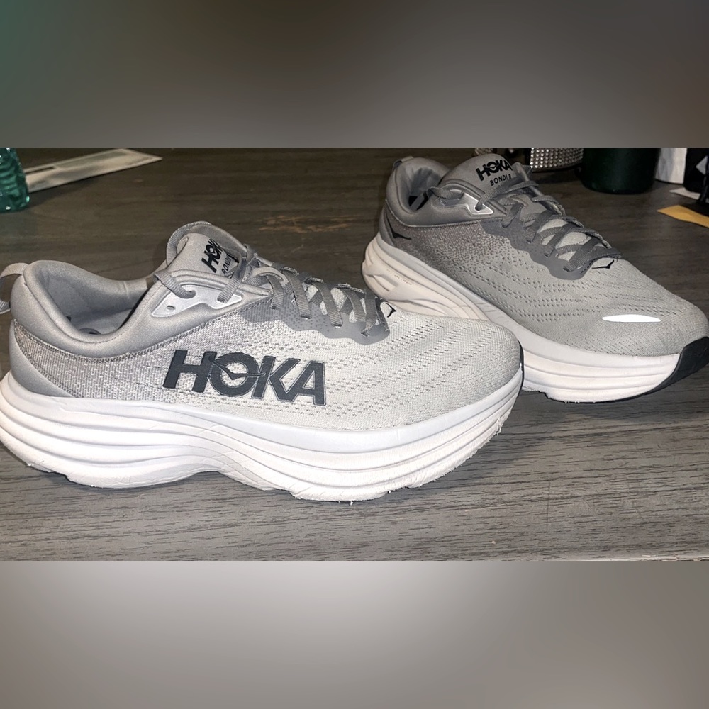 HOKA BONDI 8 SHARKSKIN/HARBOR MIST